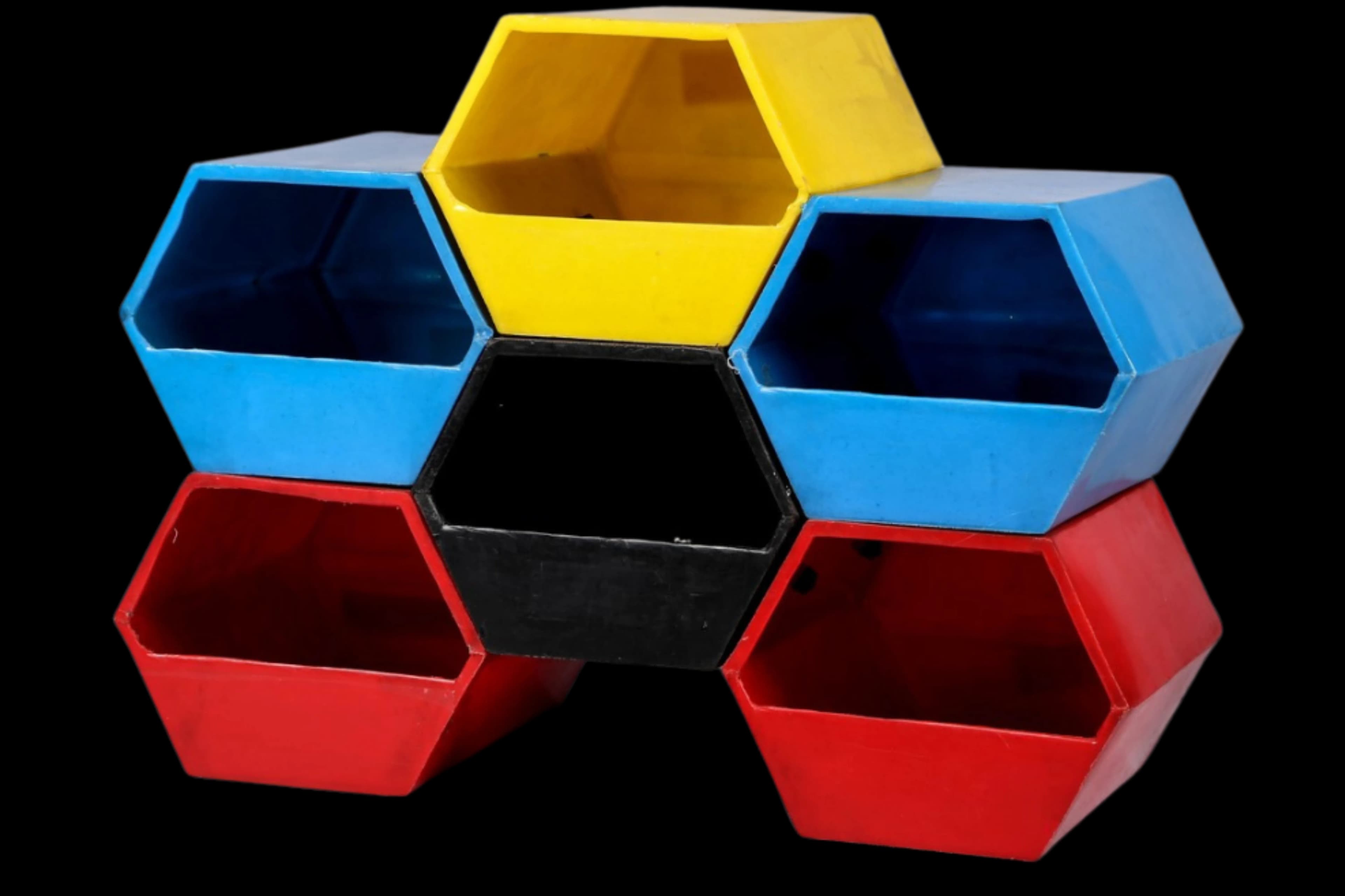 Shakti Hexagonal Bins